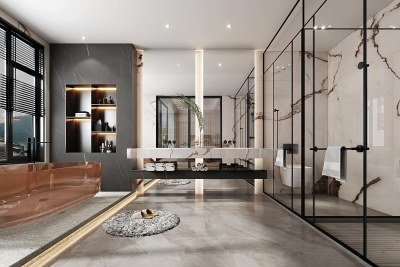 现代卫生间3D模型下载